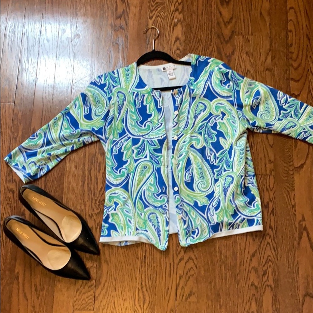 3/$20 Carol Little cardigan sweater. Size XL